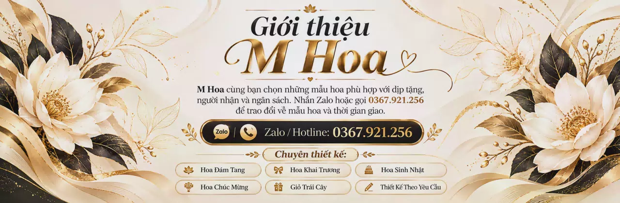 Ảnh bìa Shop hoa tươi Phường Trường Long Hoà Vĩnh Long - Từ lời nhắn đến món hoa vừa ý